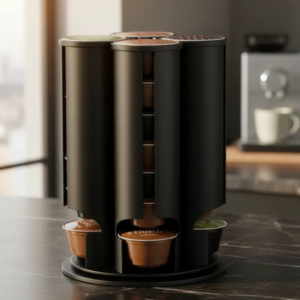 Porta Cápsula Com Suporte Giratório Para Dolce Gusto